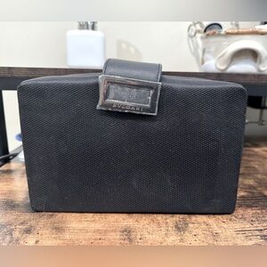 Bvlgari Black Cosmetics Toiletries Bag Travel Pouch